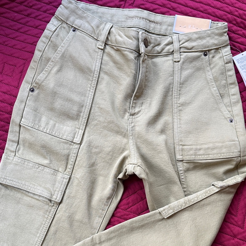 Michael Kors Khaki Utility Pants